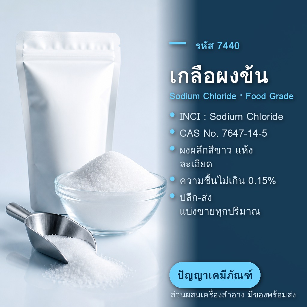 เกลือไม่ได้มีเกรดเดียว: เลือกผิดเกรด จ่ายแพงกว่าที่คิด