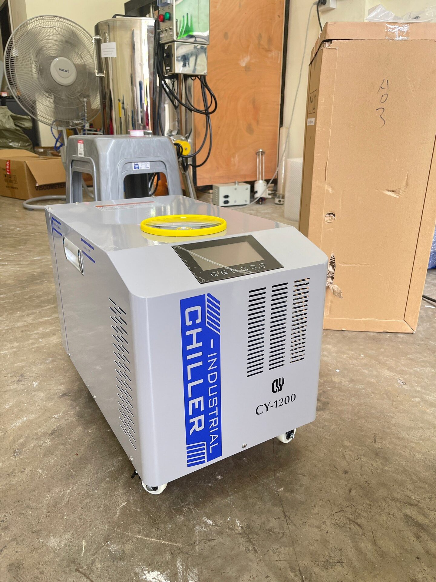 18330 เครื่องทำน้ำเย็นสำหรับเครื่องจักร เหมาะกับธุรกิจ SME 500W chiller water CW01