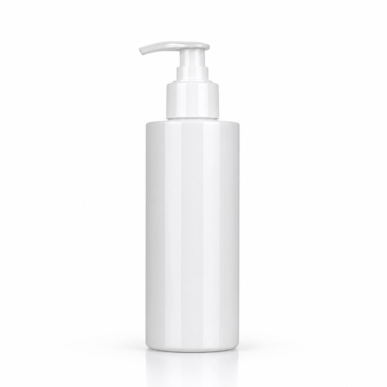 ขวดปั๊มครีม 100ml สีขาว