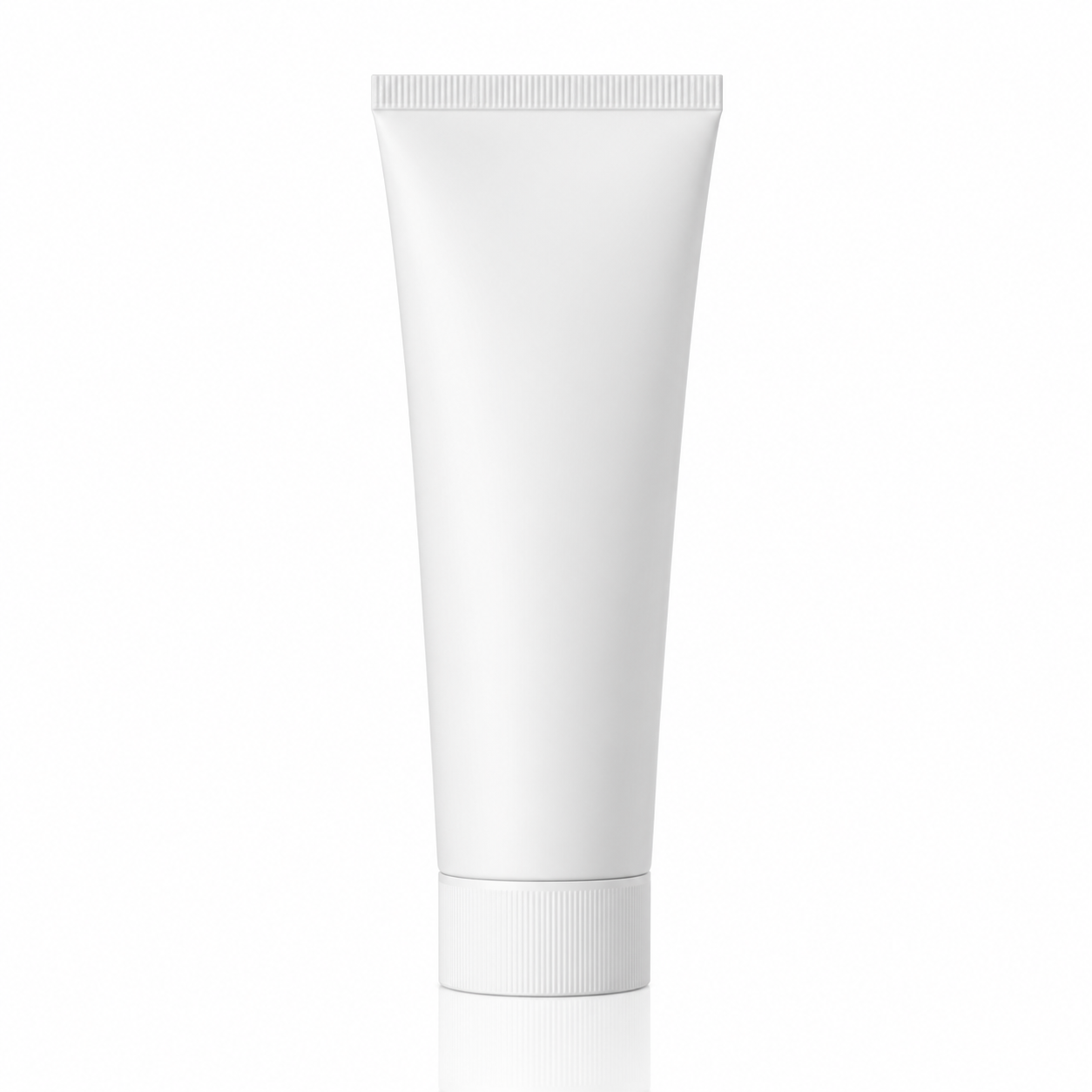 หลอดครีม 50ml สีขาว ฝาเกลียว